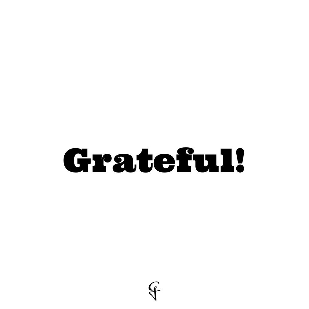 Grateful For YOU!